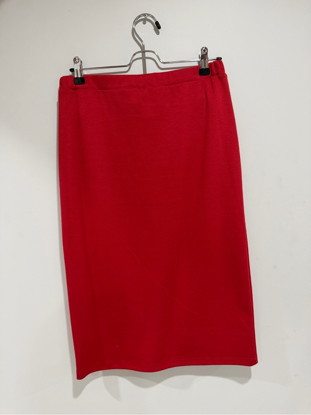 Classic Red Pencil Skirt - Women